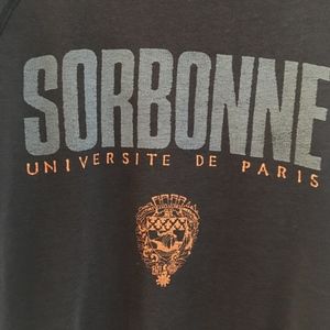 Vintage University of Paris Sweatshirt, Black, S